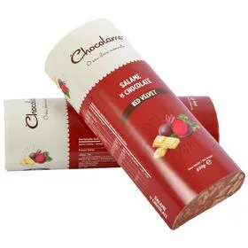 Salame de Chocolate Red Velvet Chocolame