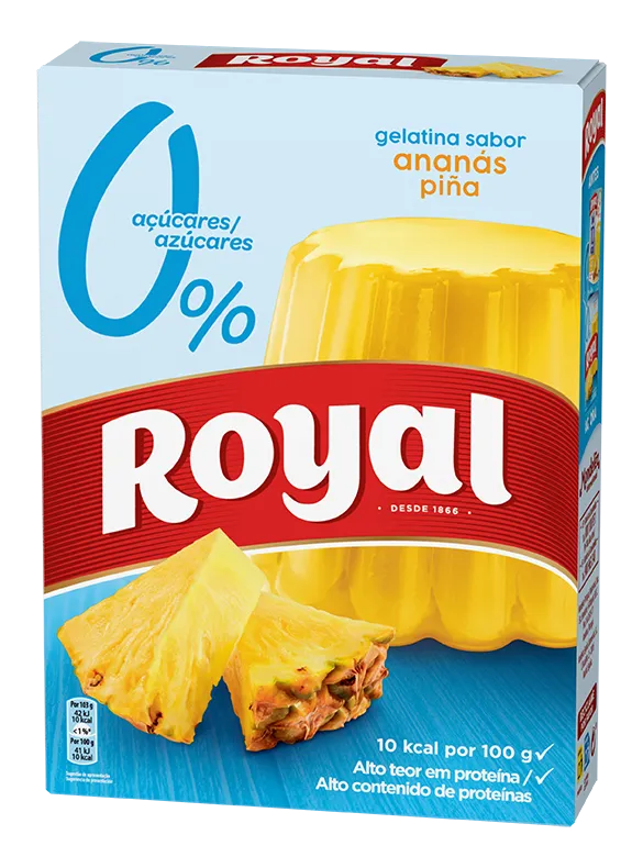 Gelatina em Pó de Ananás 0% Açúcar