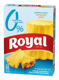 Gelatina em Pó de Ananás 0% Açúcar Royal