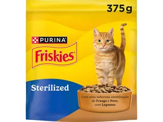 Ração para gato Friskies esterilizado com peru 375 g