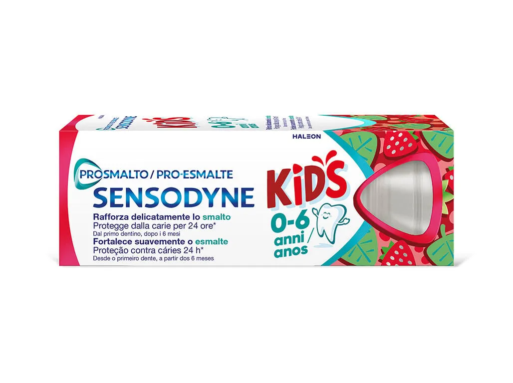 Pasta dentífrica Sensodyne pro-esmalte kids morango 50 ml
