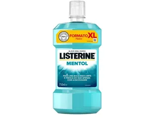 Elixir Listerine mentol 750 ml