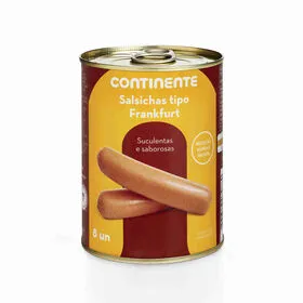 Salsichas Frankfurt em Lata 8 un Continente