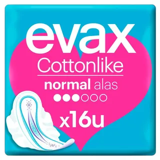 Pensos Higiénicos Cottonlike Normal Abas Evax