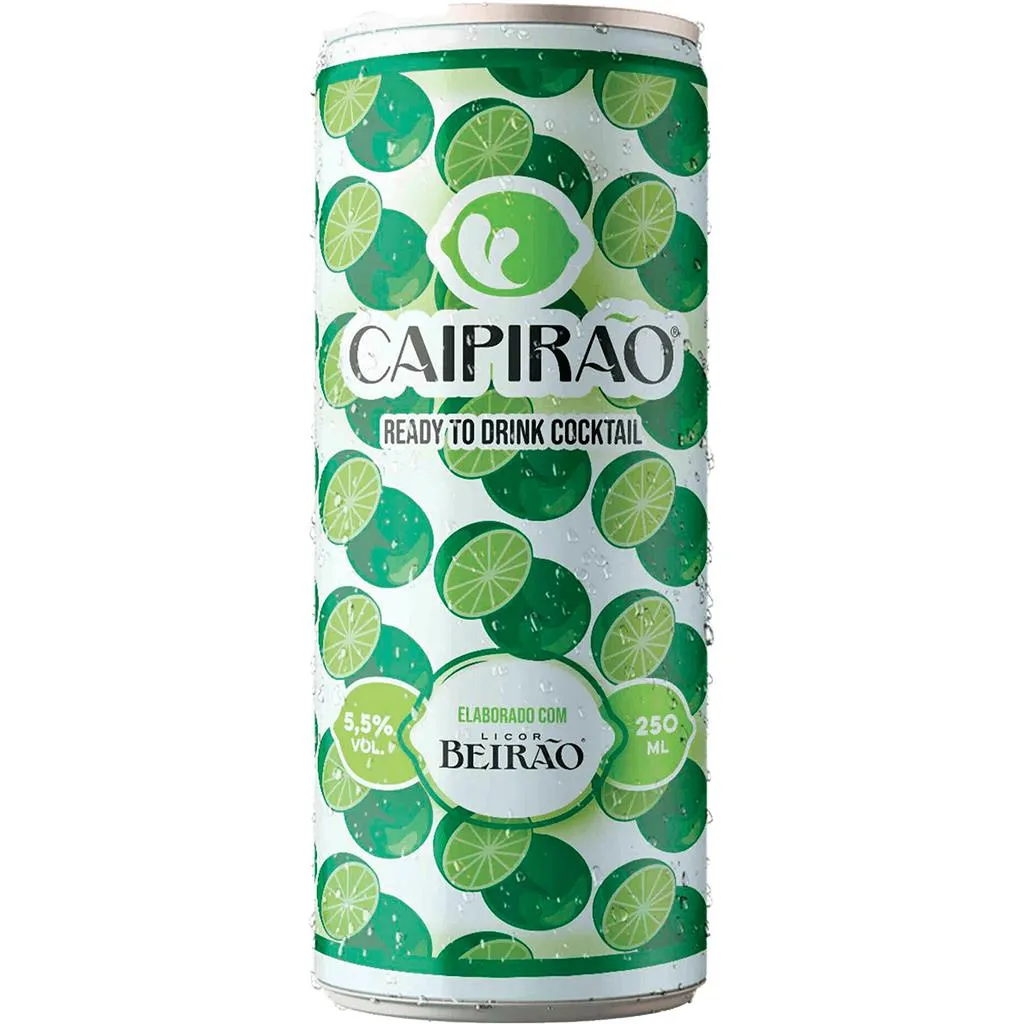 Cocktail caipirão, lata de 250 ml