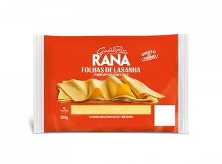 Folhas de Massa Fresca para Lasanha Rana