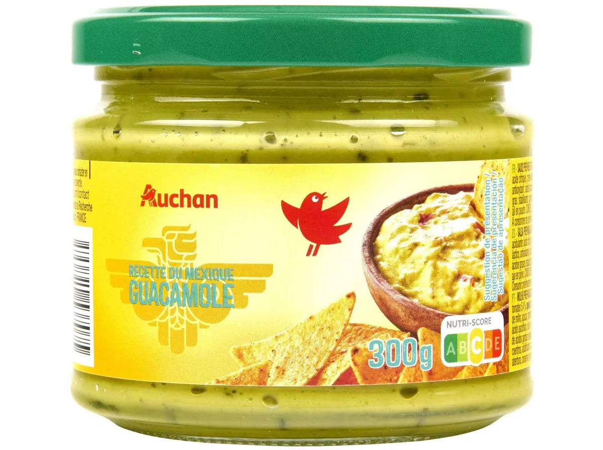 Molho Auchan guacamole 300 g