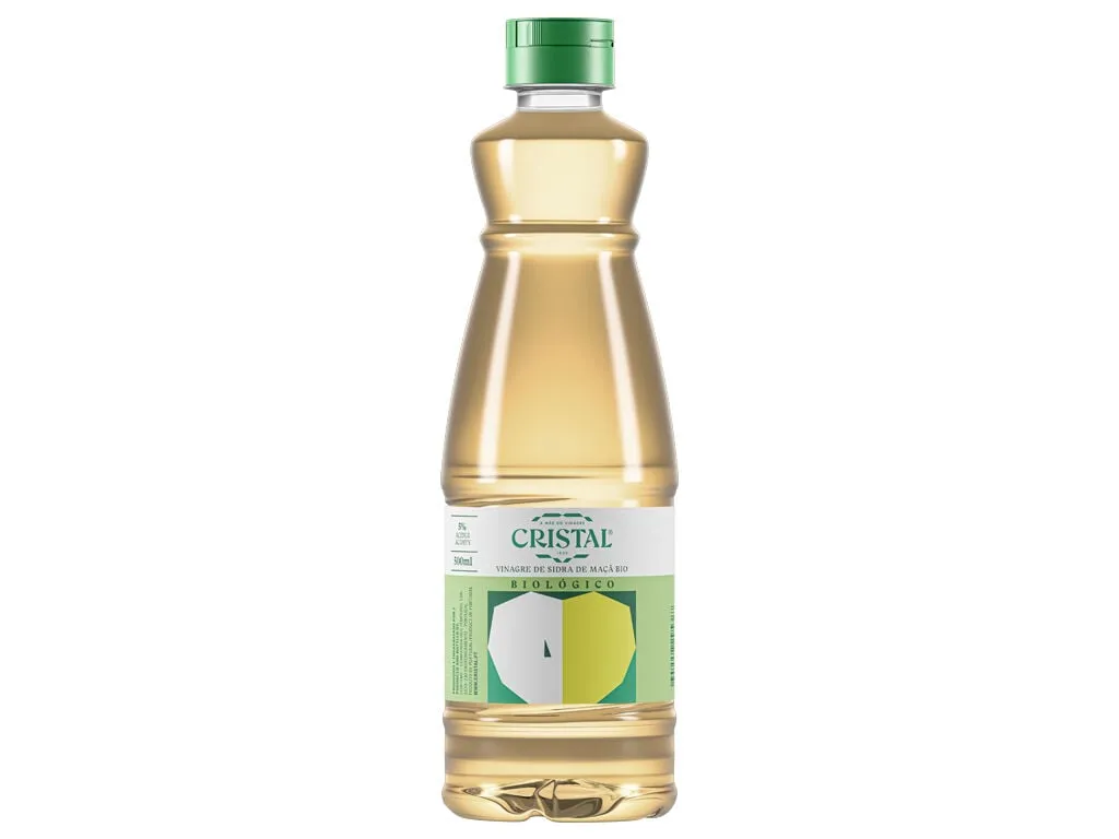Vinagre Cristal de sidra biológico 5% acidez pet 500 ml