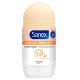 Desodorizante Roll-On embalagem 50 ml - Sanex Dermo Sensitive