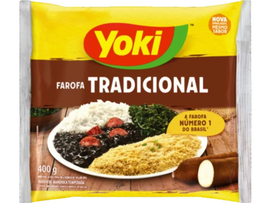 Farofa YOKI mandioca 400 g