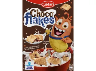 bolacha cuétara flakes recheada chocolate 500g