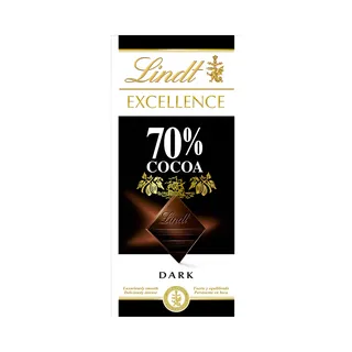 Tablete de Chocolate Negro Excellence 70% Cacau Lindt