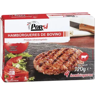 Hambúrguer de Bovino 320g PorSi