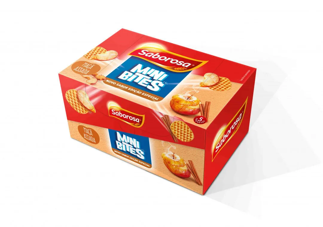 Bolachas Mini Bites Maçã Assada