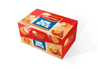Bolachas Mini Bites Maçã Assada Saborosa