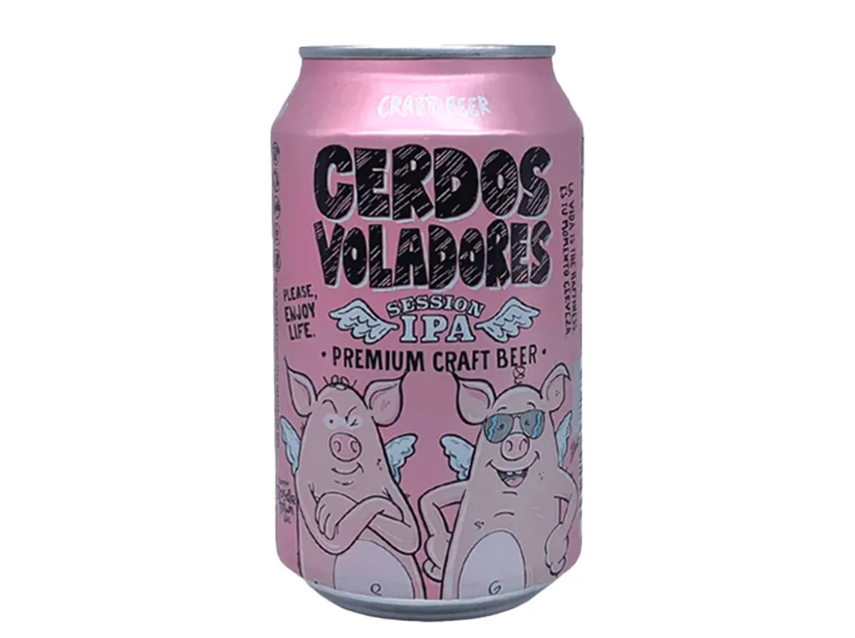 Cerveja Cerdos Voladores ipa lata 0,33 L