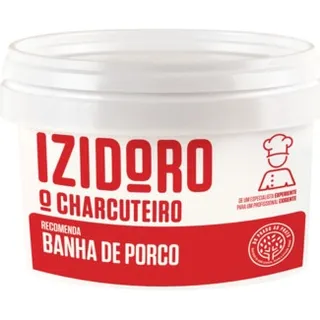 Banha de Porco embalagem 230 g - Izidoro O Charcuteiro