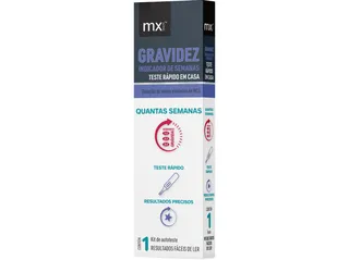 Teste gravidez MX Health indicador semanas