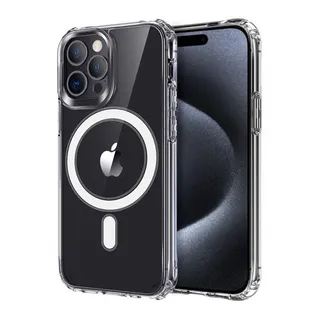 Capa Icoveri com MagSafe para Apple iPhone 15 Pro- Transparente
