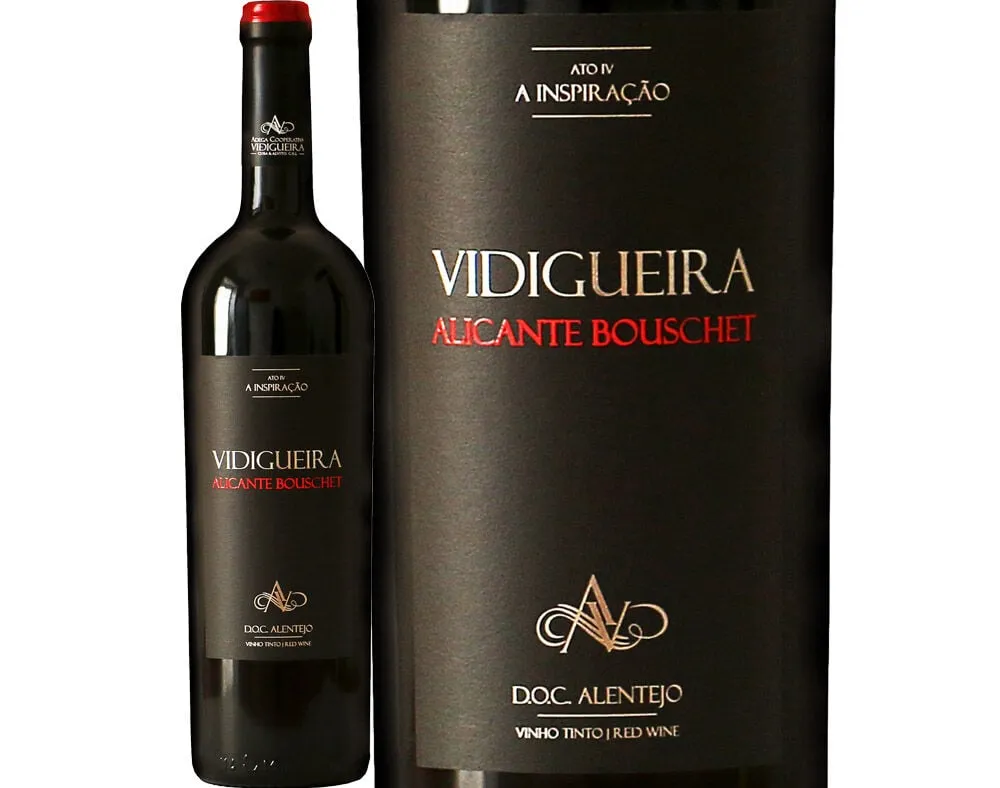 Vinho tinto Vidigueira alicante bouschet alentejo 0,75 L