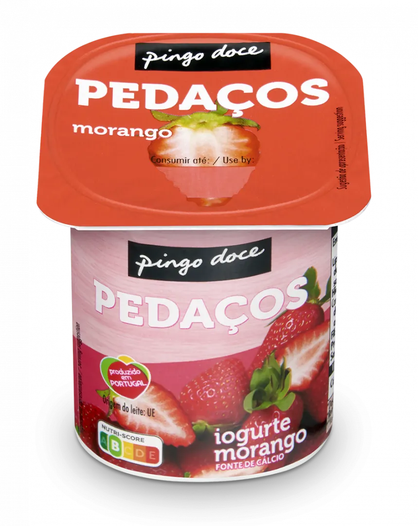 Iogurte Pedaços de Morango