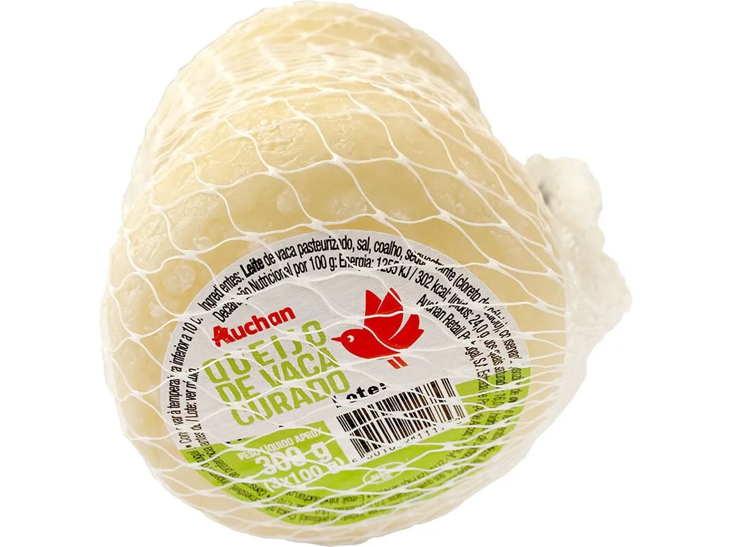 Queijo de vaca Auchan curado 3 x 100 g
