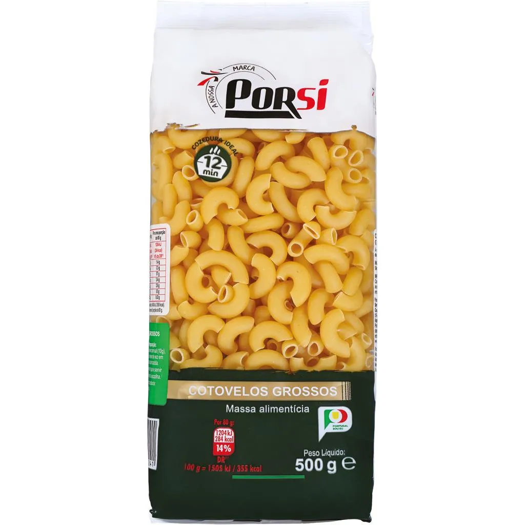 Massa Cotovelos Grossos 500g