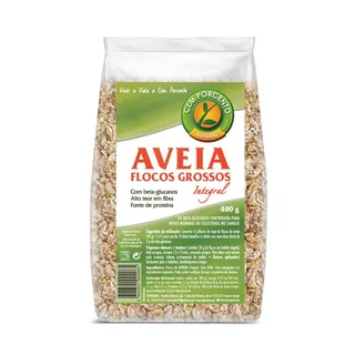 Flocos de Aveia Integral Grossos Cem Porcento