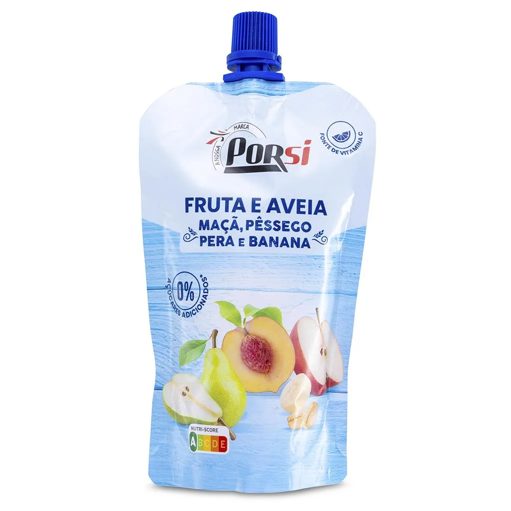 Puré de Fruta e Aveia 120g