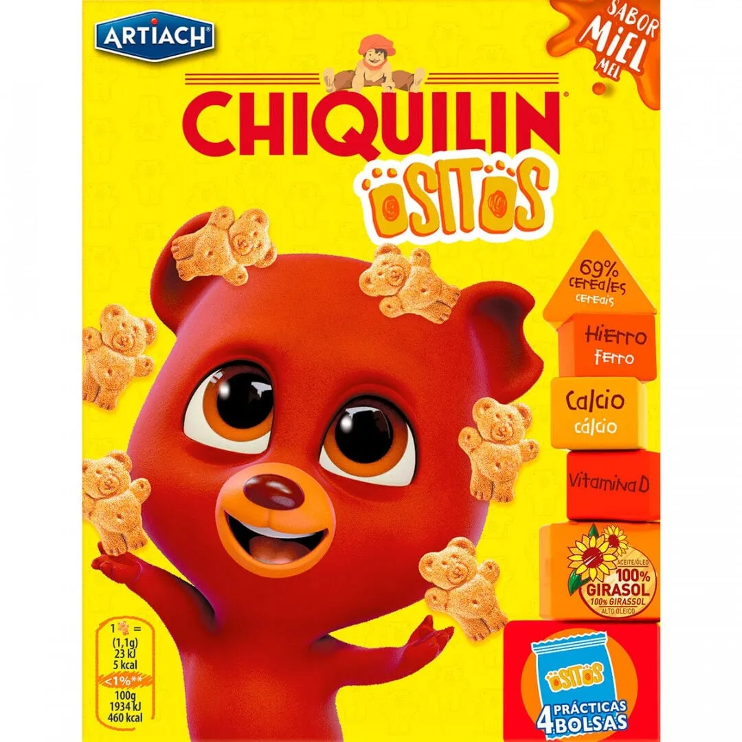 Bolacha Ositos de Mel Pack 4