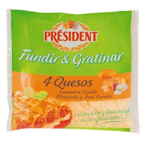 Queijo Ralado 4 Queijos Président