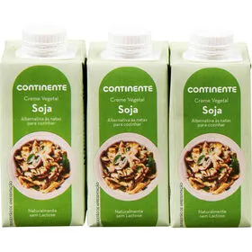 Creme Vegetal de Soja para Culinária Continente