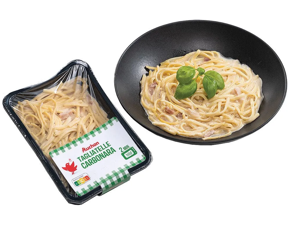 Tagliatelle carbonara Auchan 280 g