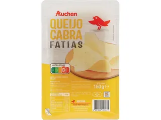 Queijo cabra Auchan fatias 150 g