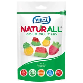 Gomas Natural Sour Fruit Mix Vidal