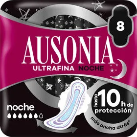 Pensos Higiénicos Ultrafina Noite com Abas Ausonia