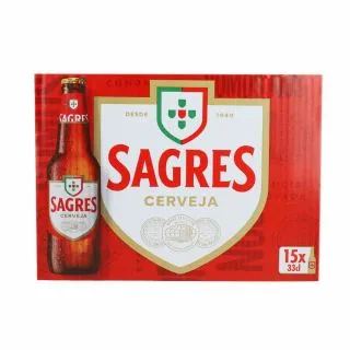Cerveja Sagres TP 15x33cl