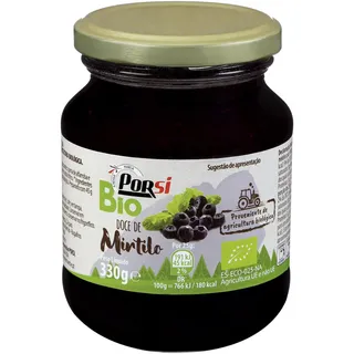 Doce de Mirtilo Bio 330g PorSi Bio