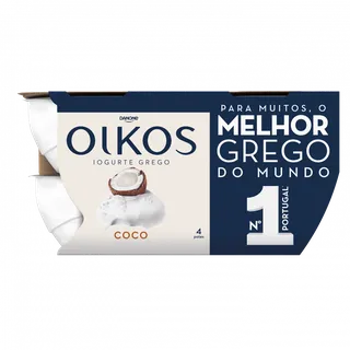 Iogurte Grego Coco Pack 4 Oikos Danone