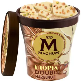 Gelado Utopia Double Avelã Magnum
