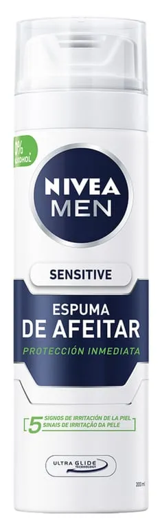 Espuma barbear Nivea Men sensitive 200 ml