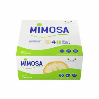Iogurte Aroma Banana Mimosa 4x120g