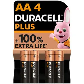 Pilhas AA Plus Duracell