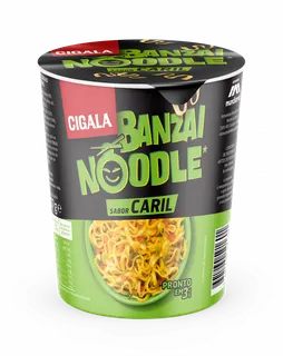 Noodles Banzai Sabor a Caril Cigala