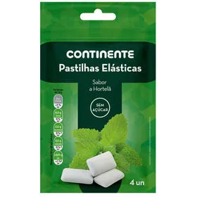 Pastilhas Elásticas de Spearmint Continente
