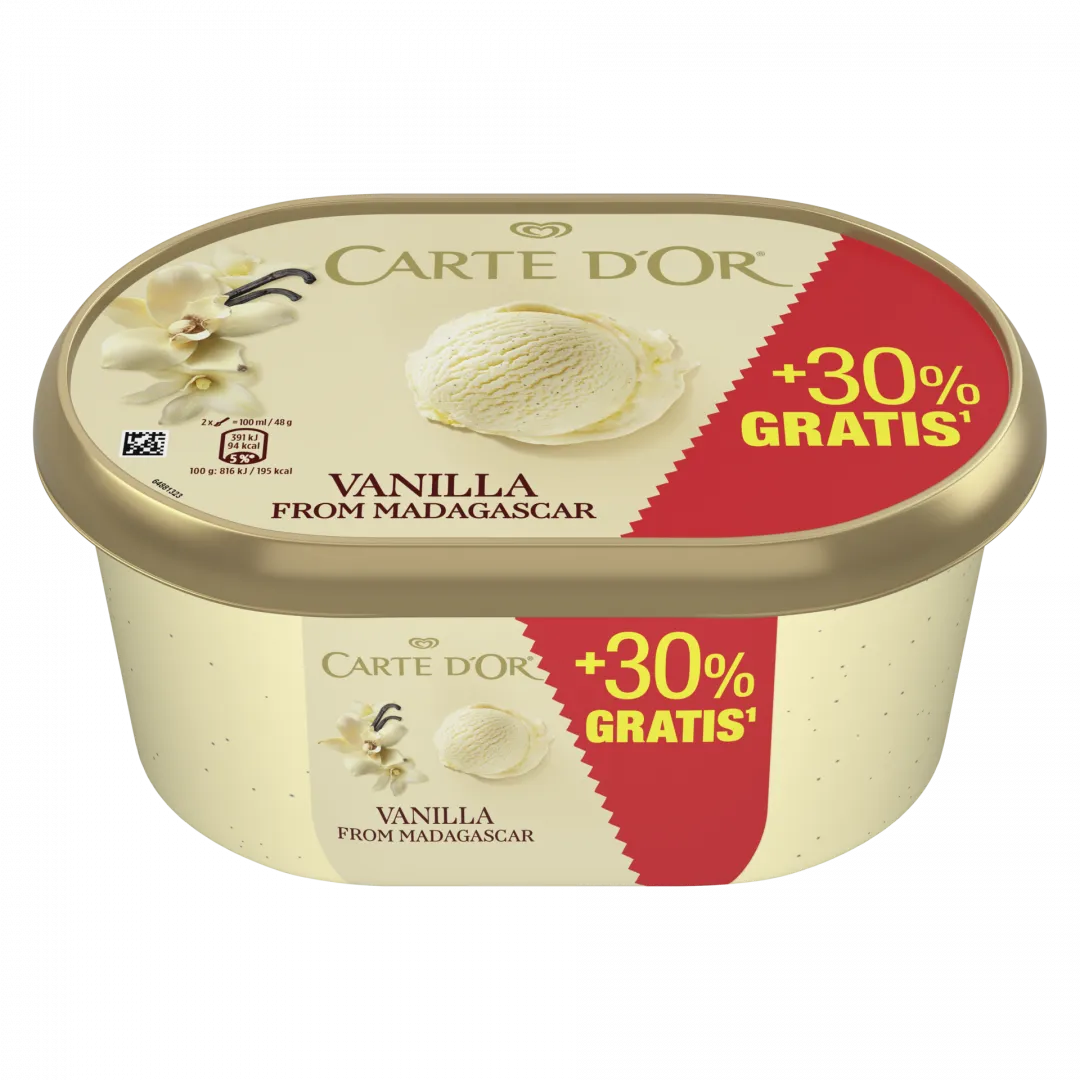 Gelado Baunilha de Madagáscar