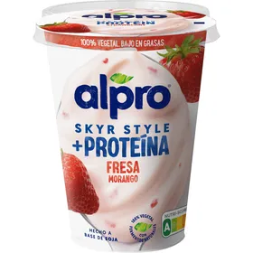 Vegegurte Base de Soja Morango Estilo Skyr Alpro