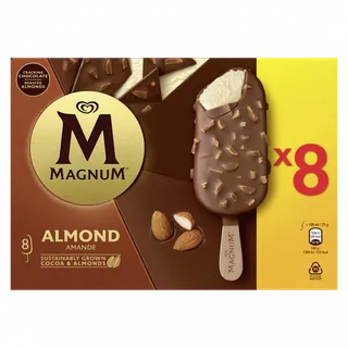 Gelado Chocolate e Amêndoa Magnum