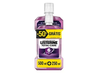 Elixir Listerine total care 500 ml mais 250 ml