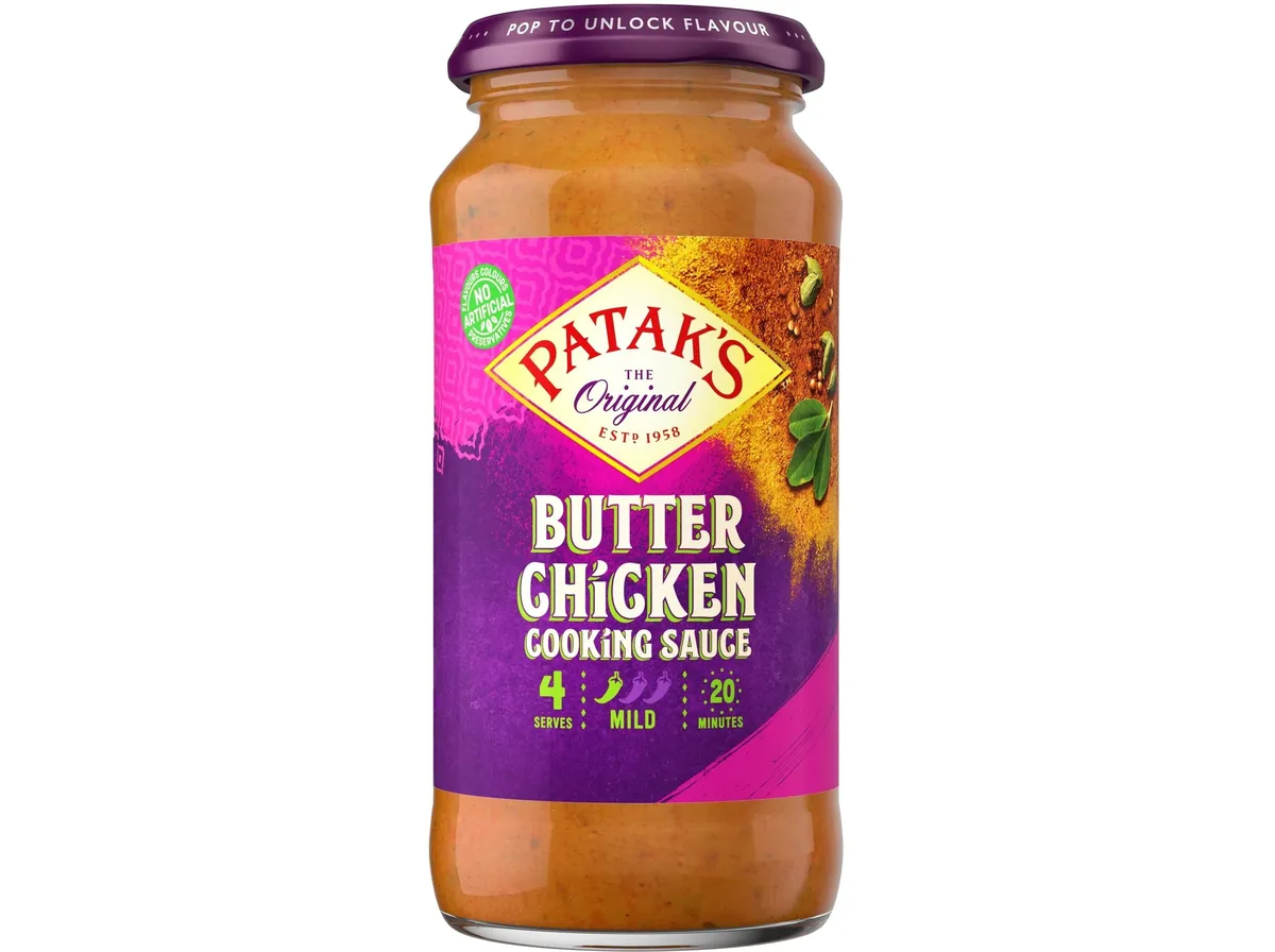 Molho indiano Pataks butter chicken 450 g